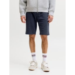 Jack & Jones Pantaloni scurti de trening barbati, talie medie, Regular fit, Bleumarin inchis (SELECTATI MARIMEA: 2XL)