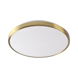Plafonieră LED LIBRA, 24 W, 230 V, 4000 K, Ø 39 cm, auriu