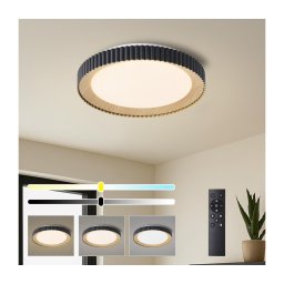 Brilagi - Plafonieră LED dimabilă NEXO LED/48W/230V 3000-6000K negru Ø 43 cm + telecomandă