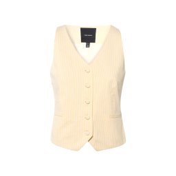 VERO MODA Sacou Vmpira Sl Seersucker Waistcoat 10342548 11-0602 TCXow white