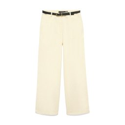 VERO MODA Pantaloni Vmpira Hw Seersucker Wide 10342550 11-0602 TCXow white
