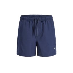 JACK & JONES Costum de baie Jpstmaui Tropic Solid Swim Reg 12291385 19-3923 TCX navy blazer