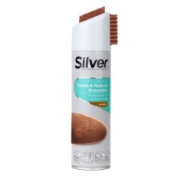 Set 3 x Spray Restaurare Piele Nubuc / Caprioara, Silver, Maro, 250 ml