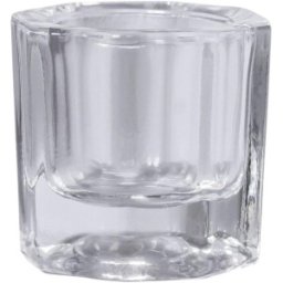 Set 2 x Recipient pentru Solutie Acrilica, din Sticla, Prima, 3x3cm