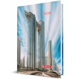 Agenda Datata A5, Motiv Dubai, 352 Pagini, Coperta Buretata, 2026