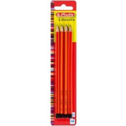 Creion Grafit, Mina HB, Lacuit, 4 Bucati