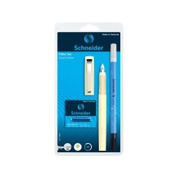 Set Stilou Schneider Ceod + Pic Corry + 6 patroane cerneala, galben