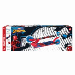 Trotineta Spider-Man cu 2 roti luminoase si ghidon reglabil