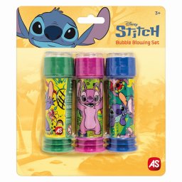Set 3 baloane de sapun Disney Stitch 50 ml, cu joc labirint