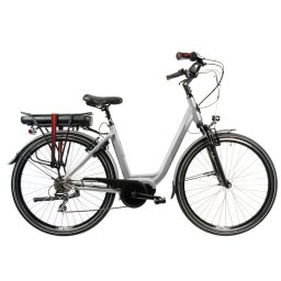 Bicicleta electrica urbana Devron 28414, 28 inch, 460 mm, bej