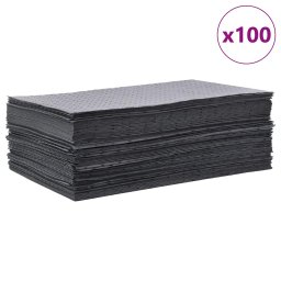 Tampoane absorbante de ulei 100 buc Gri 40x50 cm GartenMobel Dekor
