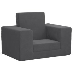 Canapea extensibila pentru copii, antracit, plus moale GartenMobel Dekor