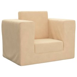 Canapea extensibila pentru copii, crem, plus moale GartenMobel Dekor