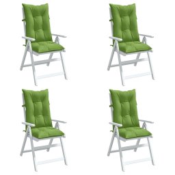 Perne scaun spatar înalt 4 buc. melanj verde 120x50x7 cm textil GartenMobel Dekor