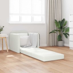 Pat canapea 60cm Alb Piele artificiala GartenMobel Dekor