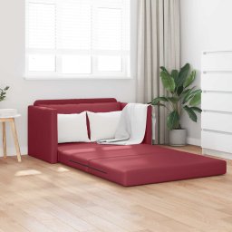 Pat canapea Rosu Vin 124 x 71 x 78 cm Piele artificiala GartenMobel Dekor