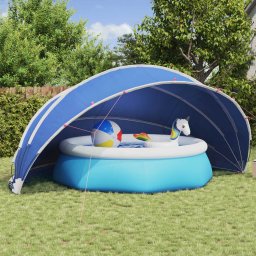 Dom pliabil pentru piscina verde 546 x 516 x 250 cm, protectie UV