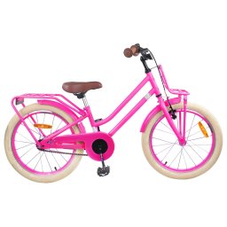 Bicicleta pentru Copii 18 Inci pentru 5-7 ani Roz închis GartenMobel Dekor