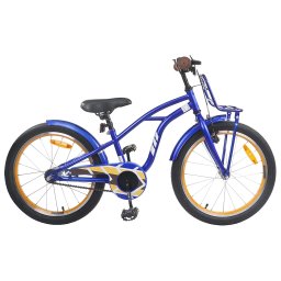 Bicicleta pentru Copii 18 Inci pentru 5-7 ani Albastru închis GartenMobel Dekor