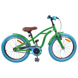 Bicicleta pentru Copii 18 Inci pentru 5-7 ani Verde GartenMobel Dekor