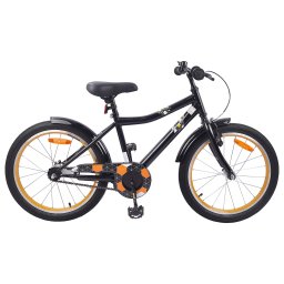 Bicicleta pentru Copii 18 Inci pentru 5-7 ani Negru GartenMobel Dekor