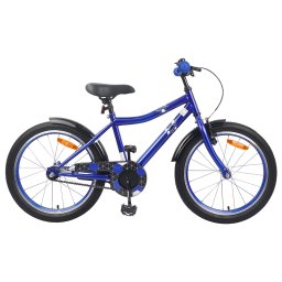 Bicicleta pentru Copii 18 Inci pentru 5-7 ani Albastru închis GartenMobel Dekor