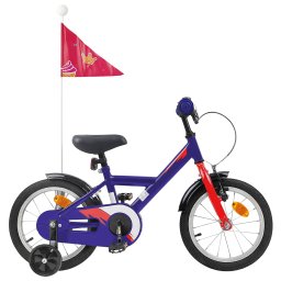 Bicicleta pentru Copii 12 Inci pentru 2-4 ani Albastru închis GartenMobel Dekor