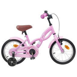 Bicicleta pentru Copii 12 Inci pentru 2-4 ani Roz deschis GartenMobel Dekor
