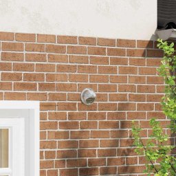 Capace de ventilatie pentru aer 8 pcs Argintiu 100 mm GartenMobel Dekor