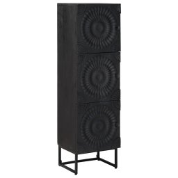 Bufet Negru 35 x 30 x 120 cm GartenMobel Dekor