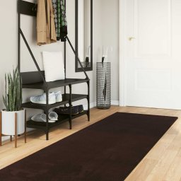 Covor moale cu pile medie si spalabil HUARTE Maro 1000 x 80 cm GartenMobel Dekor