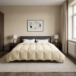 Duvet complet pe tot parcursul anului Patos Crem 240 x 260 cm GartenMobel Dekor