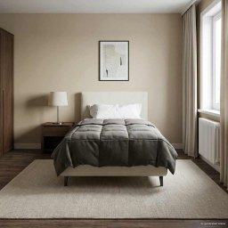 Duvet de iarna Patos Gri deschis 140 x 220 cm Microfibra GartenMobel Dekor