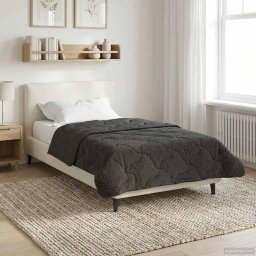Duvet complet pe tot parcursul anului Antracit 135 x 200 cm GartenMobel Dekor