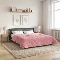 Duvet complet pe tot parcursul anului Patos Roz 220 x 240 cm GartenMobel Dekor