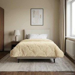 Duvet complet pe tot parcursul anului Patos Crem 140 x 220 cm GartenMobel Dekor