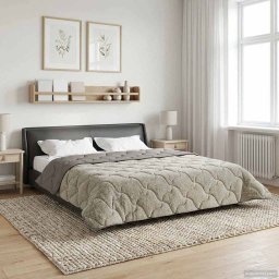 Duvet de iarna Patos Gri deschis 200 x 200 cm GartenMobel Dekor