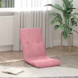 Scaun de podea Roz 46 x 50 x 61 cm Catifea GartenMobel Dekor