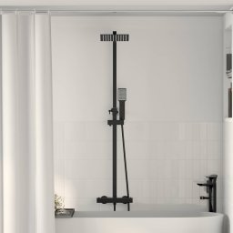 Set de sistem de dus termostatic Brass si otel inoxidabil GartenMobel Dekor