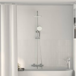 Set de sistem de dus termostatic Manual Crom 27 x 43,5 x 83 cm GartenMobel Dekor
