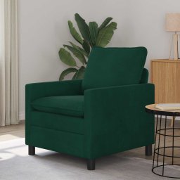 Canapea Verde închis 76 x 81 x 87,5 cm Catifea GartenMobel Dekor