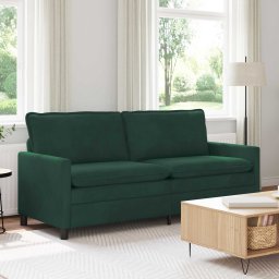 Canapea Verde închis 196 x 81 x 87,5 cm Catifea GartenMobel Dekor