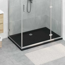 Tava de baza pentru dus cu puncte Negru 120 x 80 x 4 cm ABS GartenMobel Dekor