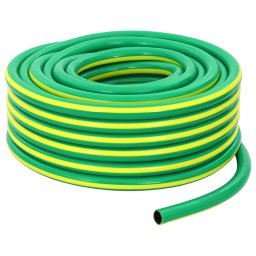 Hidrant de gradina 5-straturi Verde si galben 1 / 2'' 100 m PVC GartenMobel Dekor