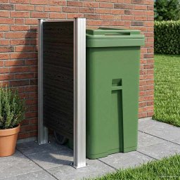 Imprejmuire pentru Cos de Gunoi Gri 85 x 12 x 115 cm GartenMobel Dekor
