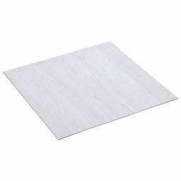 Placi de Pardoseala 5,11 m² 55 pcs PVC Lemn Alb GartenMobel Dekor