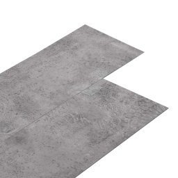 Placa de Podea Auto-adeziva 32 pcs Ciment maro 4,46 m² PVC GartenMobel Dekor