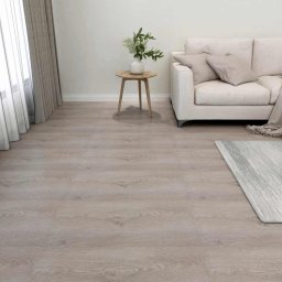 Placi de Pardoseala 55 pcs Gri taupe 5,11 m² PVC GartenMobel Dekor