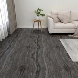 Placi de Pardoseala 55 pcs Gri închis 5,11 m² PVC GartenMobel Dekor
