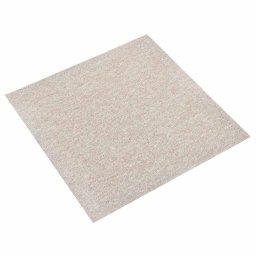 Covor 20 pcs Bej deschis 50 x 50 cm 100% polipropilena GartenMobel Dekor